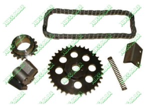 Rozrząd kompletny 5 - cio elementowy Łańcuch jednorzędowy  TOYOTA silnik 5K