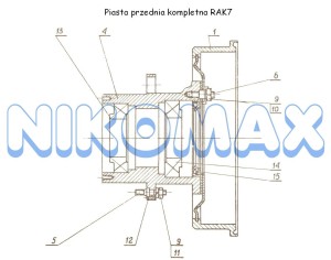 Kołek Ø 6n6x12 RAK7
