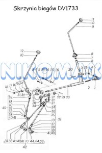 Dźwignia z wieloklinem BALKANCAR DV1733