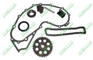 Rozrząd kompletny 7 - mio elementowy Łańcuch jednorzędowy TOYOTA silnik 5K