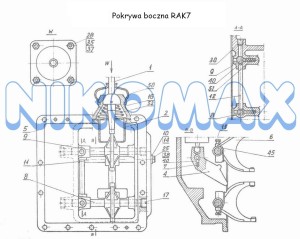 Sprężyna przesuwki 123-02-1043 RAK7
