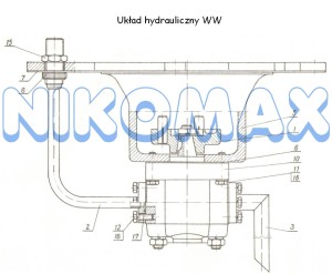 Sprzęgło pompy 97-06-0033  WW1206, WW1207, WW1208, WW1212, WW1213