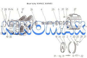 Pokrywa 095-01-1140 WAN13, WAN93