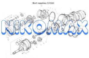 Pokrywka obudowy mostu DV1661