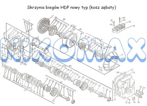 Tłoczek kosza przekładni BALKANCAR DV1784, DV1786, DV1788, DV1790, DV1792