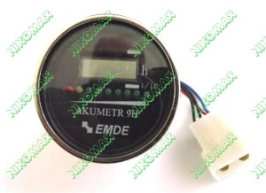Wyświetlacz stanu naładowania baterii AKUMETR 9H 80V z licznikiem motogodzin WNA1320