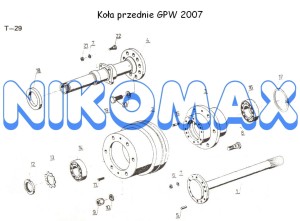 Nakrętka M10x1,25 GPW 2007
