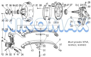 Zawleczka 065461111500 WAN13, WAN93