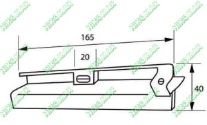 Ślizg plastik SS kaup TOYOTA