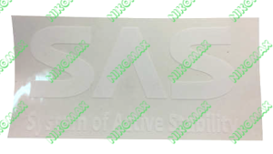 Naklejka duża SAS TOYOTA  