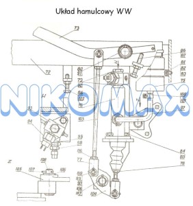 Dźwignia 97-01-0106 WW1206, WW1207, WW1208, WW1212, WW1213
