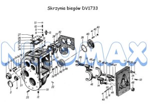 Pokrywka skrzyni biegów 6100000025 BALKANCAR DV1733