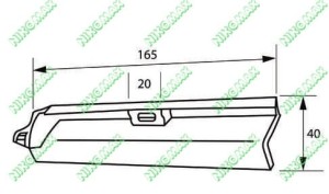 Ślizg plastik SS kaup TOYOTA