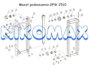Rolka łańcuchowa GPW 2510