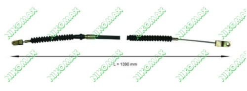 T118207 linka gazu TOYOTA  silnik 1Z, 2Z, 2J.jpg