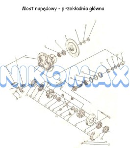 Łożysko 7207  /30207/  35x72x18,25 BALKANCAR DV1788, DV1790, DV1792, DV1794