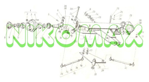 Most kierowany - przedni kompletny EP006, EP11, ES301 schemat.JPG