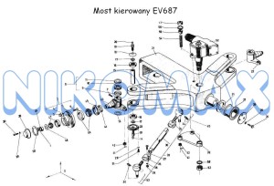 Pokrywka łożyska oporowego EV687