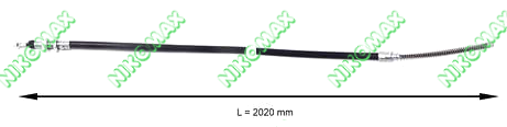 Linka hamulca RH 36530-43K00 NISSAN.png