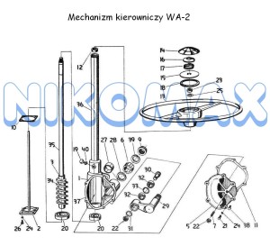 Pokrywa dolna przekładni kierowniczej 18-01-0080 WA-2