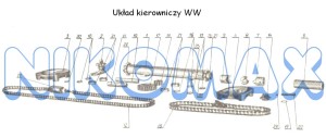 Koło zębate łańcuchowe 97-01-1157 WW1206, WW1207, WW1208, WW1212, WW1213