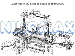 Uszczelka pokrywki piasty BALKANCAR DV1784, DV1786, DV1788, DV1790, DV1792