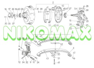 Podkładka nakrętki zwrotnicy 18-01-1064 WNA1320