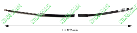 Linka hamulca LH 36531-43K00 NISSAN.png