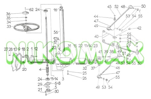 Układ kierowniczy WNA1320 schemat NIKOMAX.JPG