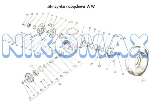 Pierścień uszczelniający 25x47x10 WW1206, WW1207, WW1208, WW1212, WW1213