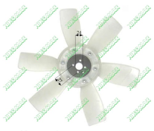 T113948 Wiatrak wentylatora TOYOTA silnik 4P, 5R, 5K, 5P.jpg