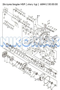 Uszczelka koła pompy BALKANCAR DV1784, DV1786, DV1788, DV1790, DV1792